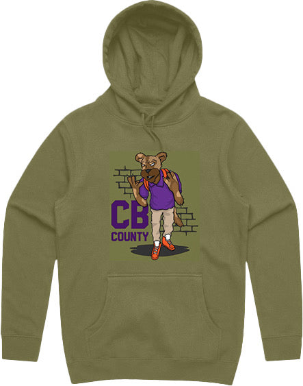 "CB Goon" Black Hooded Pullover Sweatshirt