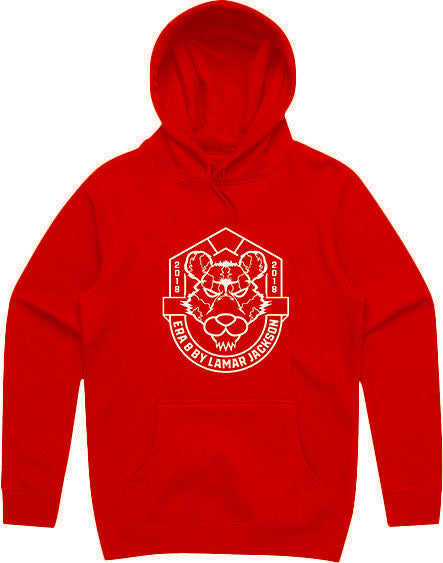 "Era 8 Stencil" Hooded Pullover Sweatshirt