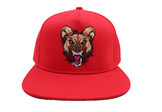 Wild Dog Red Snapback Hat