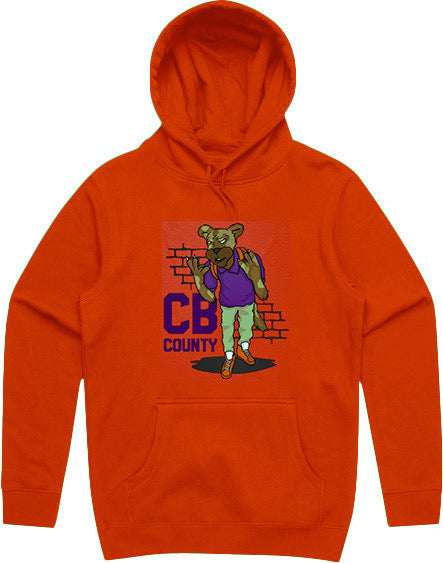 "CB Goon" Black Hooded Pullover Sweatshirt