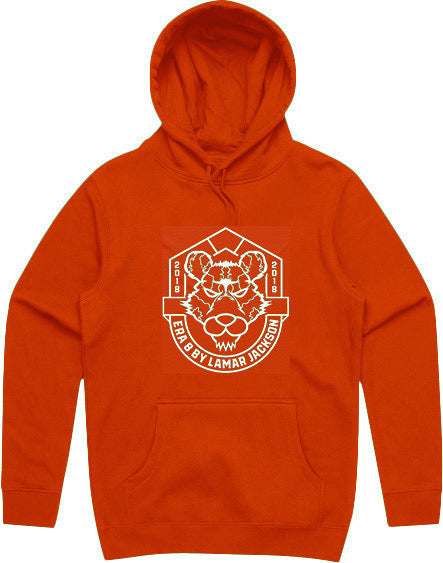 "Era 8 Stencil" Hooded Pullover Sweatshirt