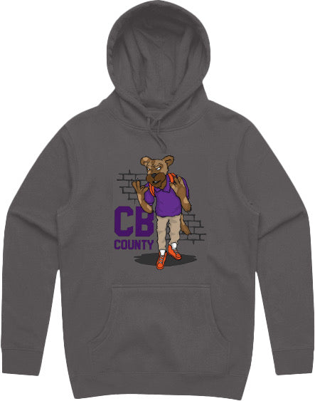 "CB Goon" Black Hooded Pullover Sweatshirt