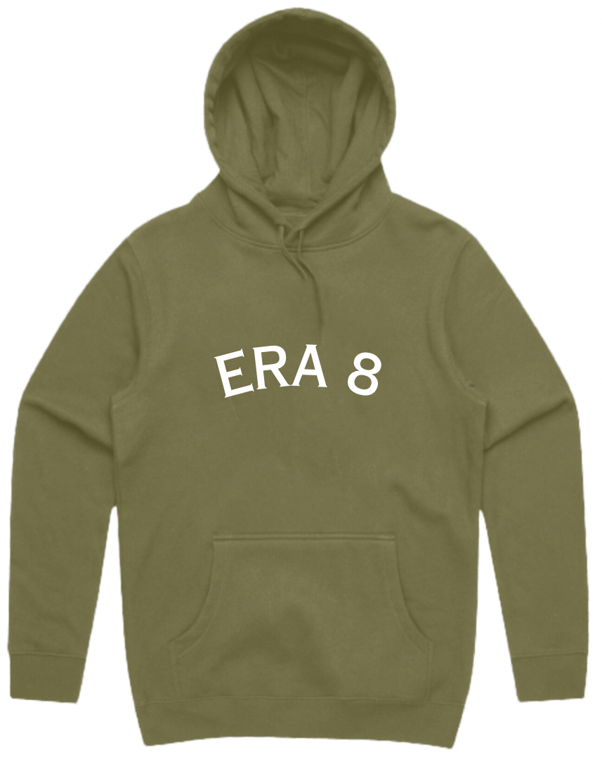 "Era 8" Hooded Pullover Sweatshirt