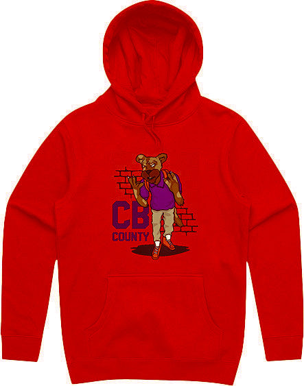 "CB Goon" Black Hooded Pullover Sweatshirt