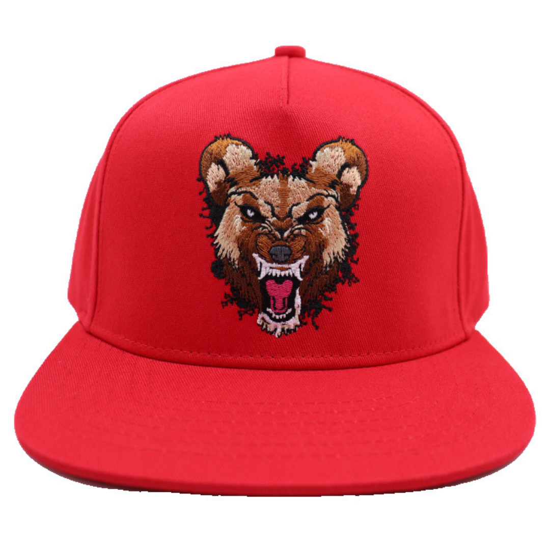 Wild Dog Red Snapback Hat