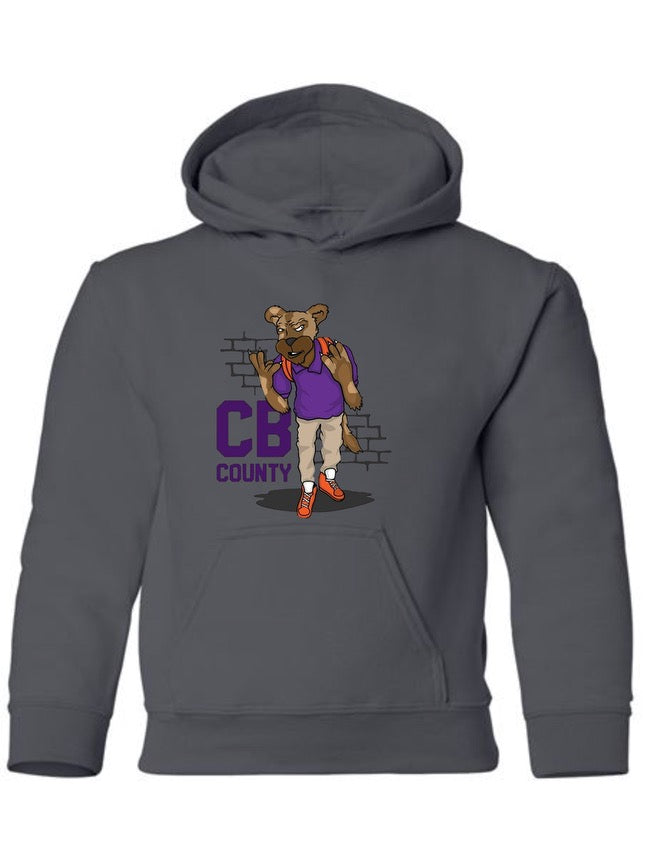 (Youth) "CB Goon" Black Hooded Pullover Sweatshirt