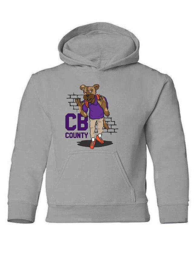 (Youth) "CB Goon" Black Hooded Pullover Sweatshirt